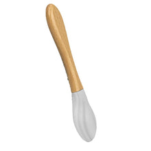 Load image into Gallery viewer, 2PCS Baby Bamboo Training Spoons Organic Soft Baby Feeding Silicone Tip Spoon Scoop Easy Grip Handle Toddlers Infant Gifts