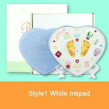 Load image into Gallery viewer, Baby Hand Print Footprint Imprint Kit Baby Handprint Mud And Foot Print Baby Souvenirs Baby Hand And Foot Mold Hundred Days Gift