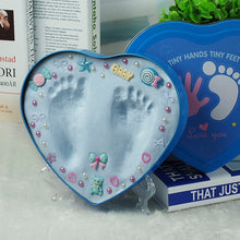 Load image into Gallery viewer, Baby Hand Print Footprint Imprint Kit Baby Handprint Mud And Foot Print Baby Souvenirs Baby Hand And Foot Mold Hundred Days Gift