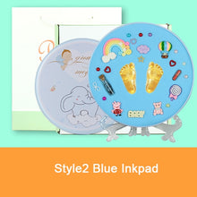 Load image into Gallery viewer, Baby Hand Print Footprint Imprint Kit Baby Handprint Mud And Foot Print Baby Souvenirs Baby Hand And Foot Mold Hundred Days Gift