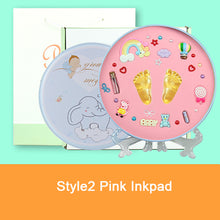 Load image into Gallery viewer, Baby Hand Print Footprint Imprint Kit Baby Handprint Mud And Foot Print Baby Souvenirs Baby Hand And Foot Mold Hundred Days Gift