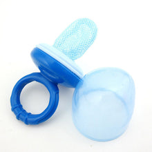 Load image into Gallery viewer, Baby Pacifier Fresh Food Nibbler Feeder soother Newborn Safety Feeding Nipple Mesh Bag Chew Fruits Vegetables Chupeta Soother