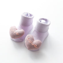 Load image into Gallery viewer, Excellent Quality Baby Girl Foot Socks Funny Happy Socks Newborn Rubber Anti Slip Socks
