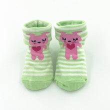 Load image into Gallery viewer, Excellent Quality Baby Girl Foot Socks Funny Happy Socks Newborn Rubber Anti Slip Socks
