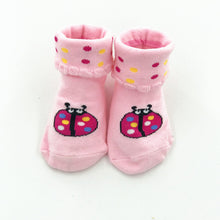 Load image into Gallery viewer, Excellent Quality Baby Girl Foot Socks Funny Happy Socks Newborn Rubber Anti Slip Socks
