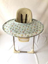 Load image into Gallery viewer, 6 colors Restaurant and Home Baby Feeding Saucer High Chair Cover, Highchair Cover Germ Prevents Food and Toys Falling to Floor
