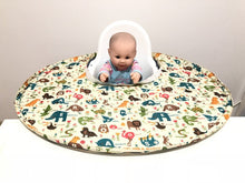 Load image into Gallery viewer, 6 colors Restaurant and Home Baby Feeding Saucer High Chair Cover, Highchair Cover Germ Prevents Food and Toys Falling to Floor
