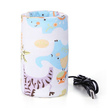 Load image into Gallery viewer, USB Charging Baby Bottle Heated Cover Newborn Baby Bottle Feeding Insulated Bag Portable Infant Milk Feeding Warmer Nursing Care
