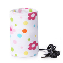 Load image into Gallery viewer, USB Charging Baby Bottle Heated Cover Newborn Baby Bottle Feeding Insulated Bag Portable Infant Milk Feeding Warmer Nursing Care
