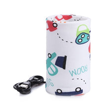 Load image into Gallery viewer, USB Charging Baby Bottle Heated Cover Newborn Baby Bottle Feeding Insulated Bag Portable Infant Milk Feeding Warmer Nursing Care
