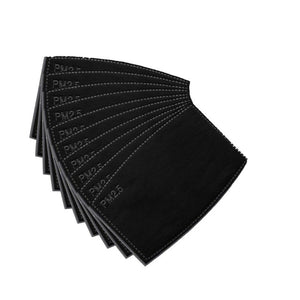 1/2/5/10/40/50PCS Facemask Filter Pads Gasket Pm 2.5 Activated Carbon Breathing Filters Scarf Dustproof Face Mascarillas Masque