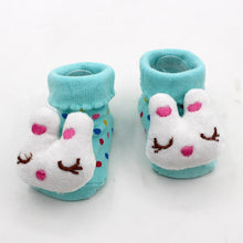 Load image into Gallery viewer, Excellent Quality Baby Girl Foot Socks Funny Happy Socks Newborn Rubber Anti Slip Socks

