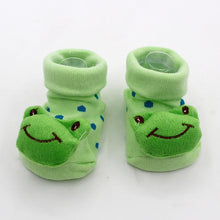 Load image into Gallery viewer, Excellent Quality Baby Girl Foot Socks Funny Happy Socks Newborn Rubber Anti Slip Socks
