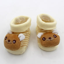 Load image into Gallery viewer, Excellent Quality Baby Girl Foot Socks Funny Happy Socks Newborn Rubber Anti Slip Socks
