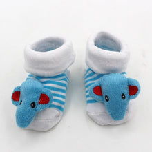 Load image into Gallery viewer, Excellent Quality Baby Girl Foot Socks Funny Happy Socks Newborn Rubber Anti Slip Socks

