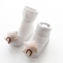 Load image into Gallery viewer, Excellent Quality Baby Girl Foot Socks Funny Happy Socks Newborn Rubber Anti Slip Socks
