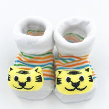 Load image into Gallery viewer, Excellent Quality Baby Girl Foot Socks Funny Happy Socks Newborn Rubber Anti Slip Socks
